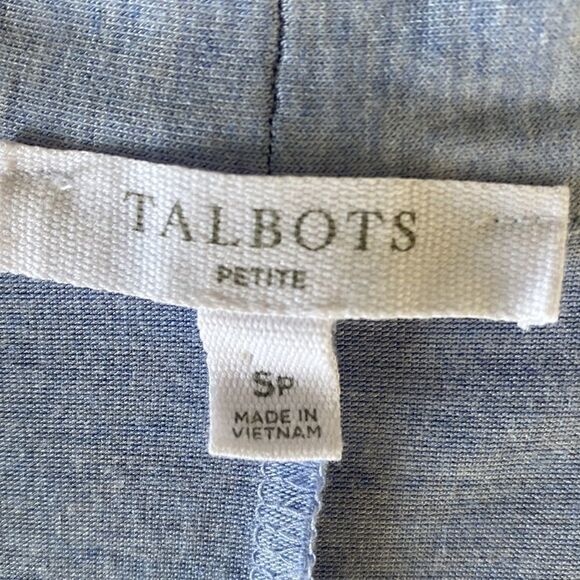 Talbots Lightweight Jersey Open Cardigan Size SP - Picture 6 of 7